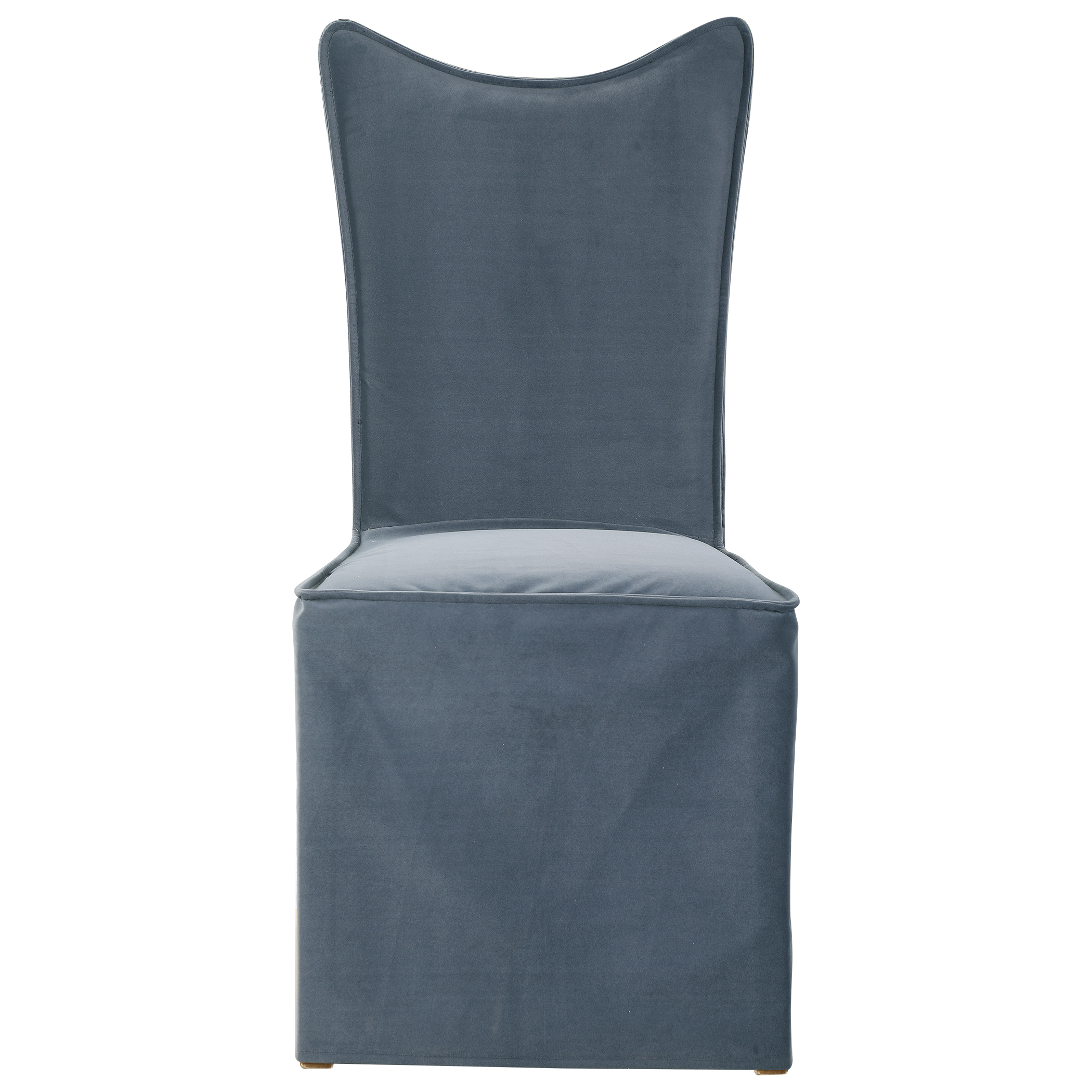 Delroy Armless Chair Gray Set Of 2