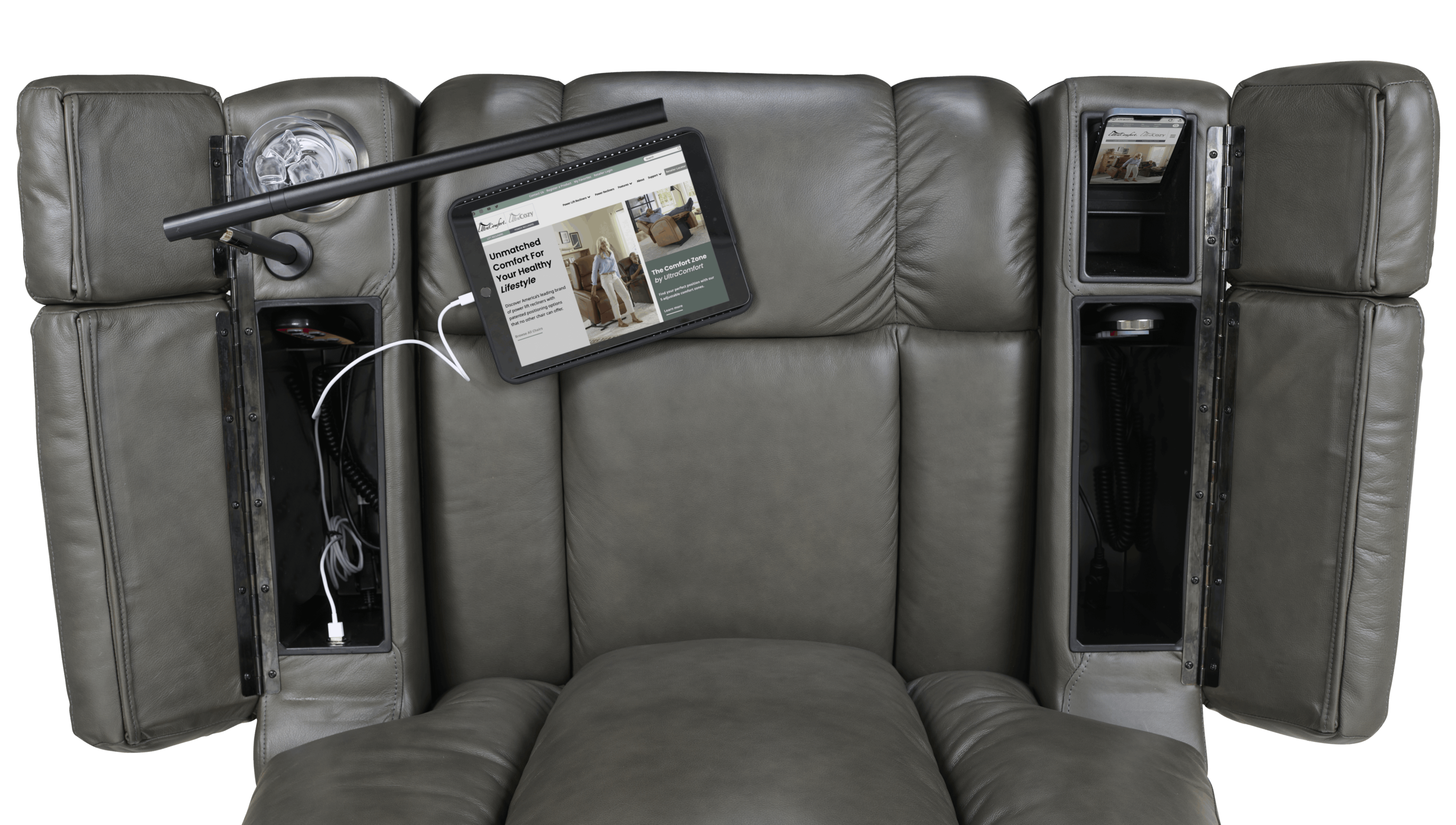 UltraComfort UltraCozy Medium Power Recliner