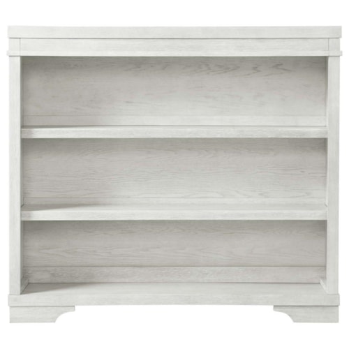 Farmhouse 3-Shelf Bookcase with Adjustable Shelves