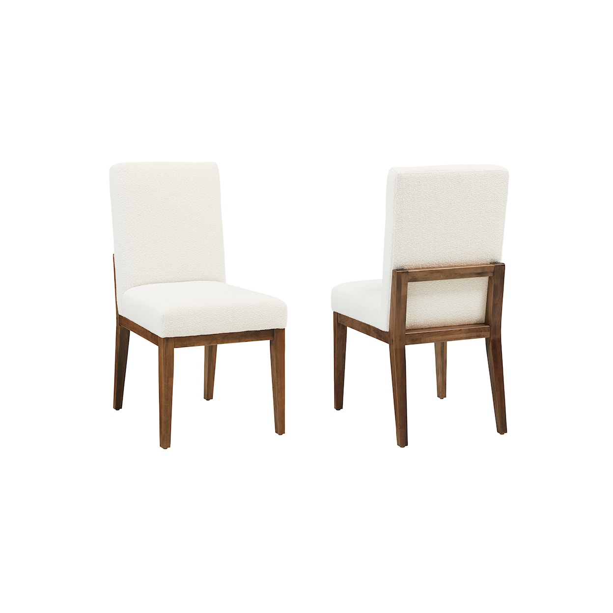 Vaughan Bassett Crafted Cherry - Medium Upholstered Side Dining Chair