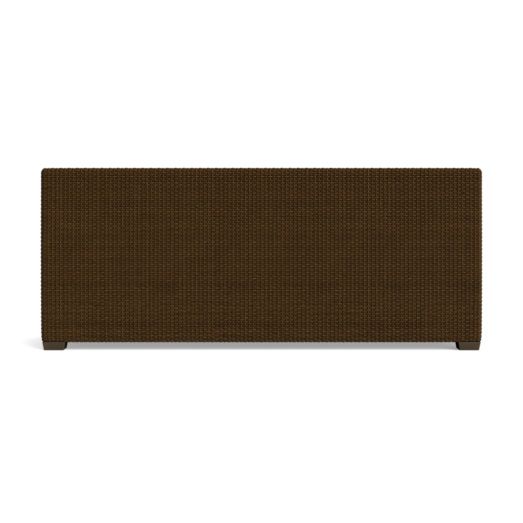 Slim-Back Wicker Sofa