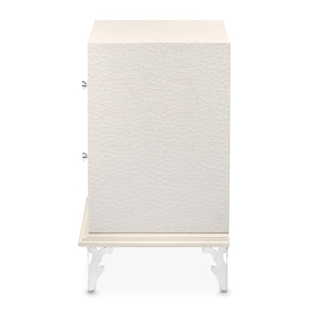 Upholstered 2-Drawer Nightstand