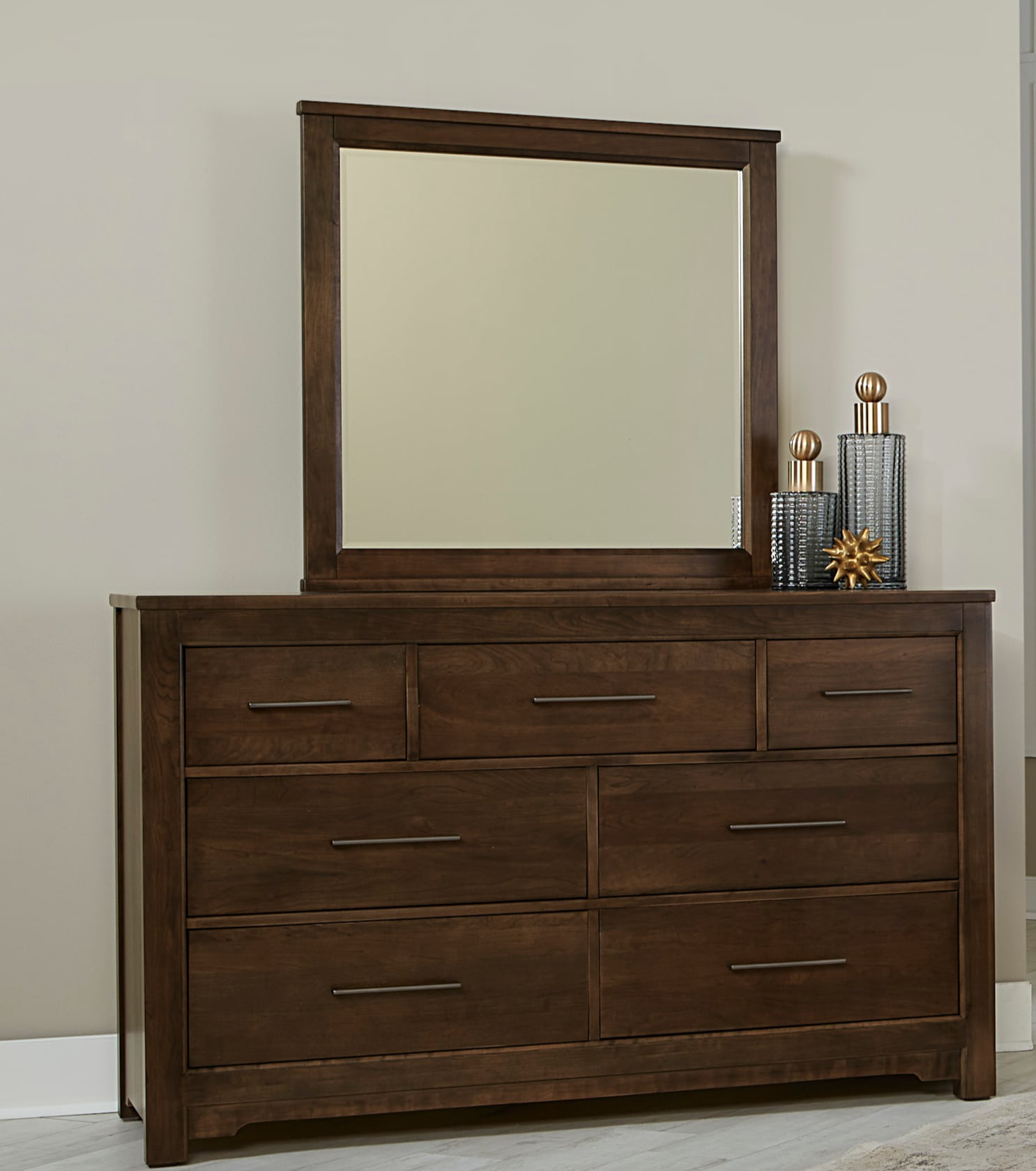 Artisan & Post Crafted Cherry Upholstered California King Bedroom Set