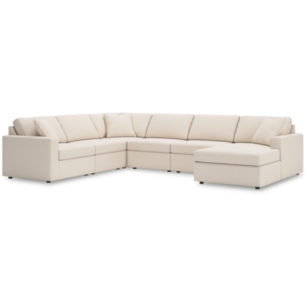 6-Piece Sectional With Chaise