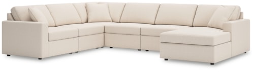 6-Piece Sectional With Chaise