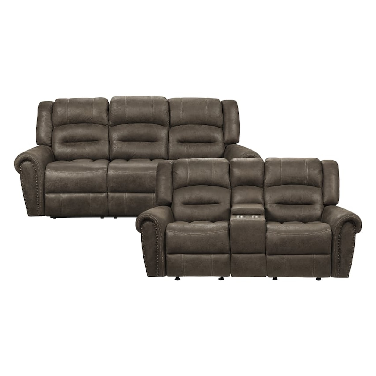 Homelegance Creighton 2-Piece Reclining Living Room Set