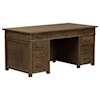 Liberty Furniture Sonoma Road 7-Drawer Double Pedestal Desk