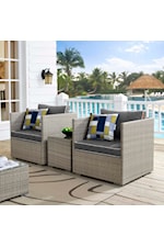 Modway Repose 6 Piece Outdoor Patio Sectional Set