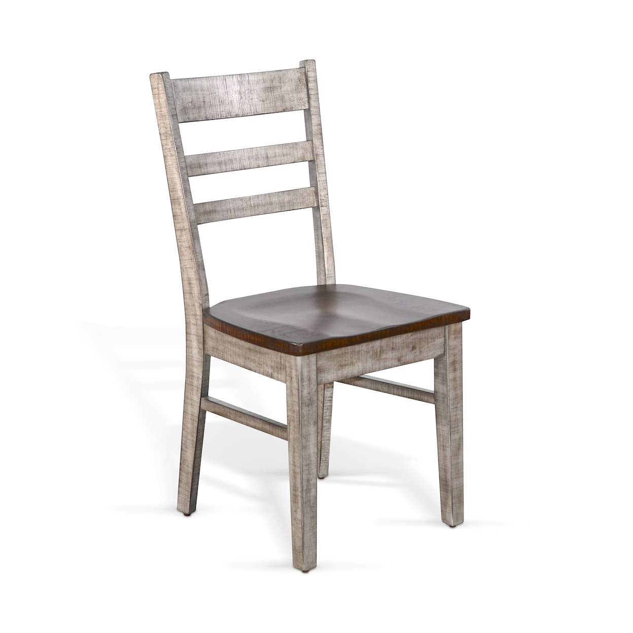 Sunny Designs Homestead Hills Ladder Back Chair, Wood Seat