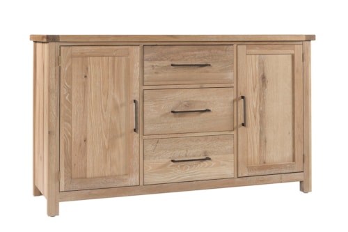 Farmhouse Dining Room Server with Concealed Storage