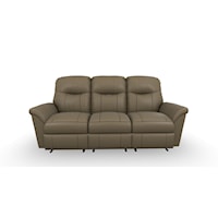 Casual Reclining Space Saver Sofa