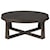 Artistica Cohesion Rousseau Contemporary Round Wood Cocktail Table