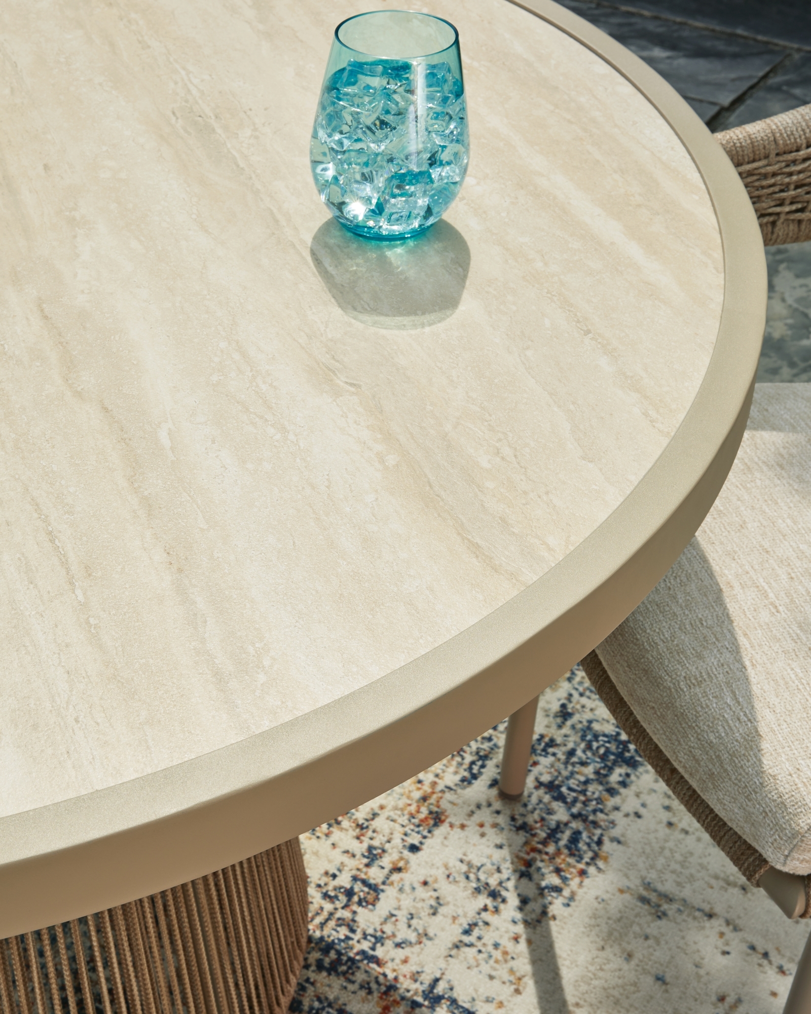 Signature Design by Ashley Orchard Beach Outdoor Dining Table