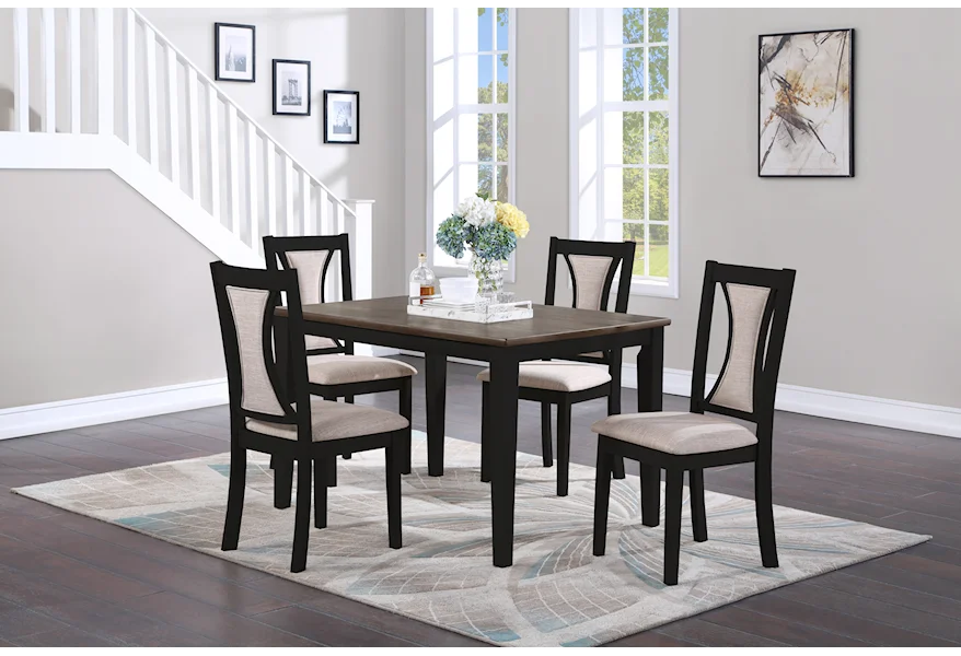 Hudson Dining Set by New Classic at Z & R Furniture