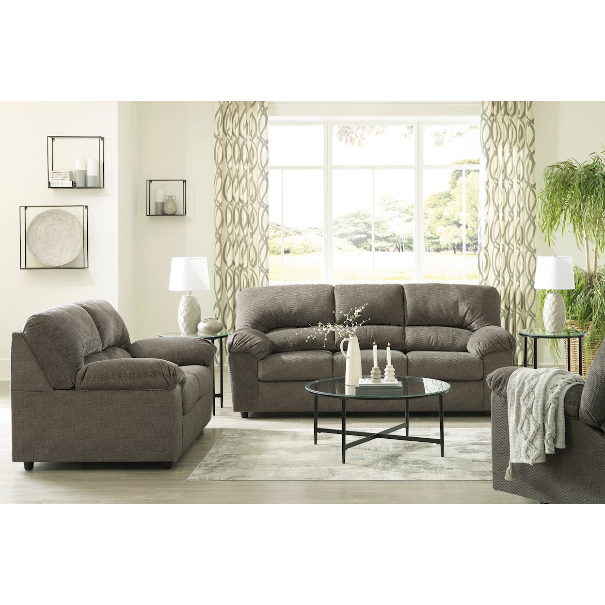 Signature Design by Ashley Norlou Living Room Set