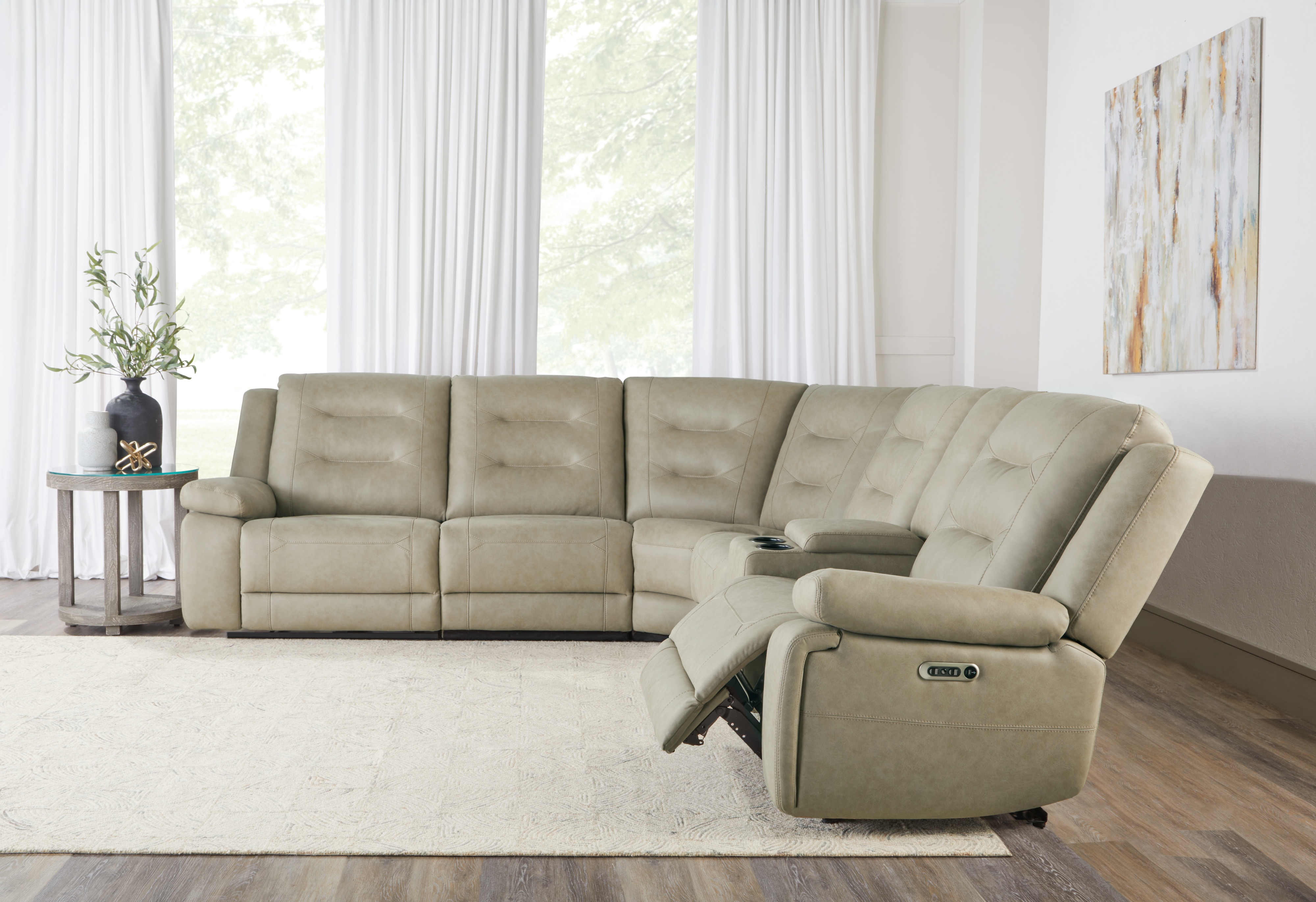6-Piece Power Reclining Sectional Sofa