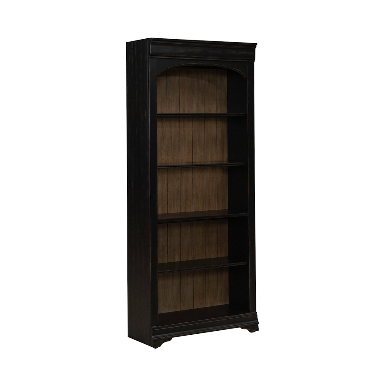 Liberty Furniture Meritage 532-HO201 Rustic Farmhouse Bunching Bookcase ...