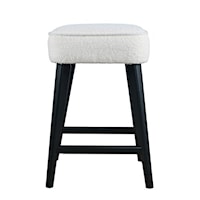 Contemporary Upholstered Counter Stool