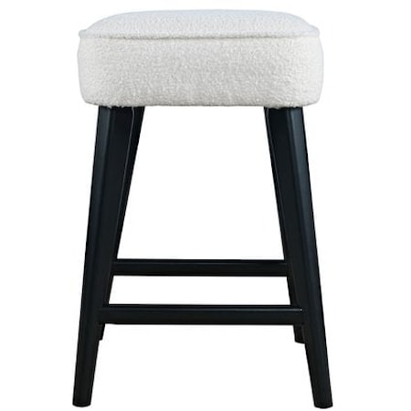 Contemporary Upholstered Counter Stool