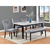 Crown Mark Pascal 6-Piece Dining Set