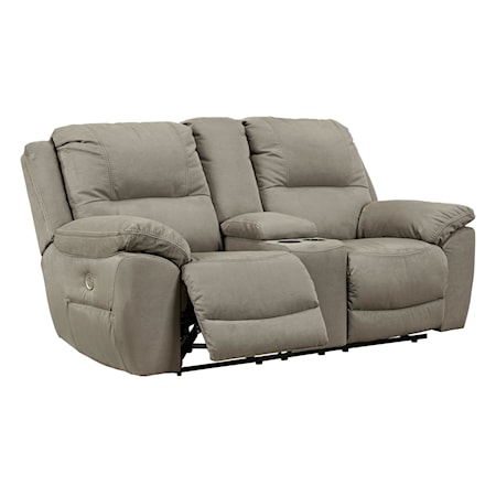 Power Reclining Loveseat with Console