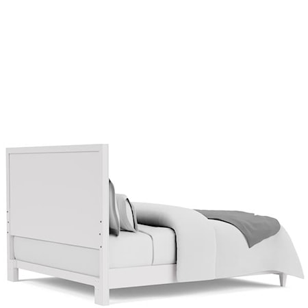 King Upholstered Panel Bed