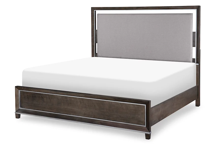 Counter Point King Upholstered Panel Bed by Legacy Classic at Darvin Furniture