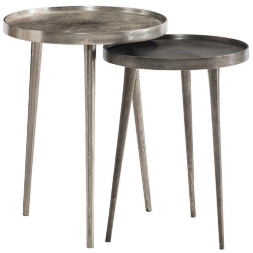 Lex Cast Aluminum Nesting Table