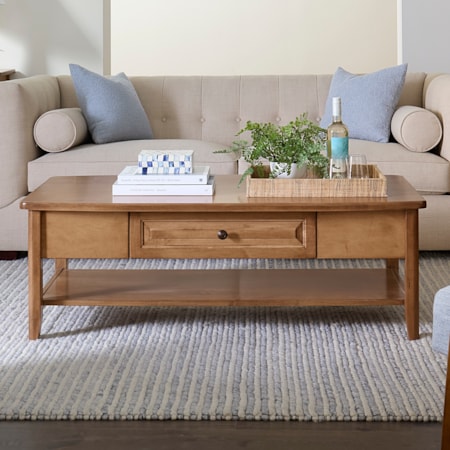 Rectangle Coffee Table - One Drawer