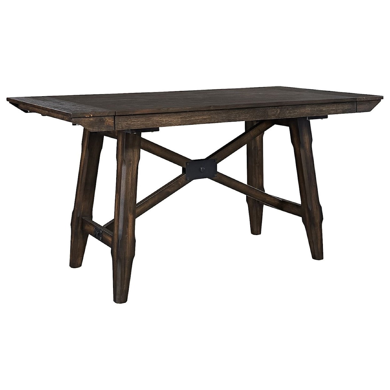 Libby Double Bridge Counter Height Gathering Table