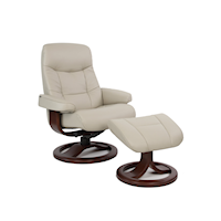 Modern Muldal R Small Manual Recliner With Footstool