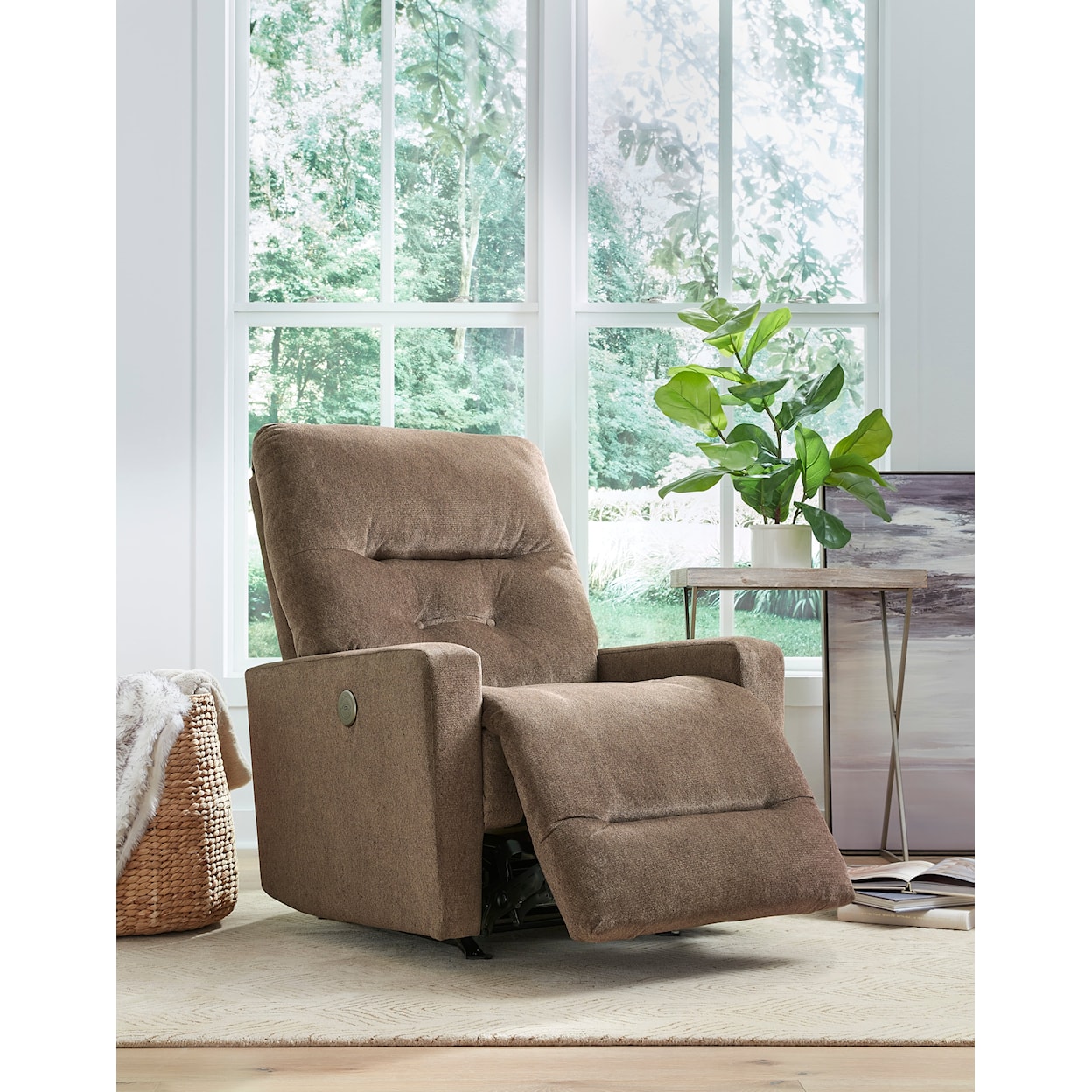 Best Home Furnishings Gentry Power Space Saver Recliner