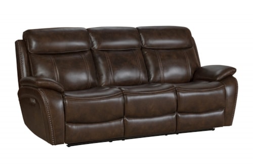 Casual Power Reclining Sofa with USB