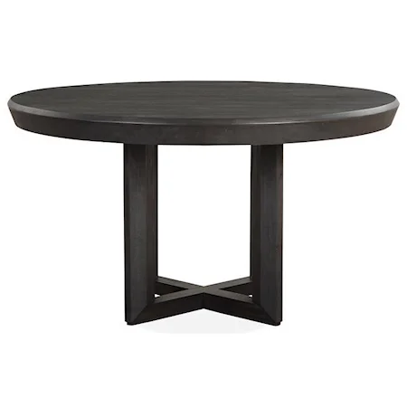 Contemporary 54 Inch Round Dining Table
