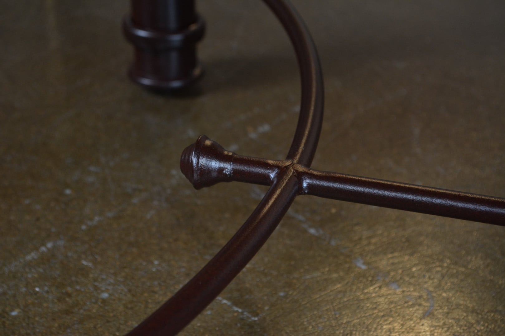 Cocktail Table with Travertine Top