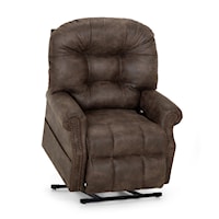 Transitional Power Reclining Lift Chair with Nailhead Trim