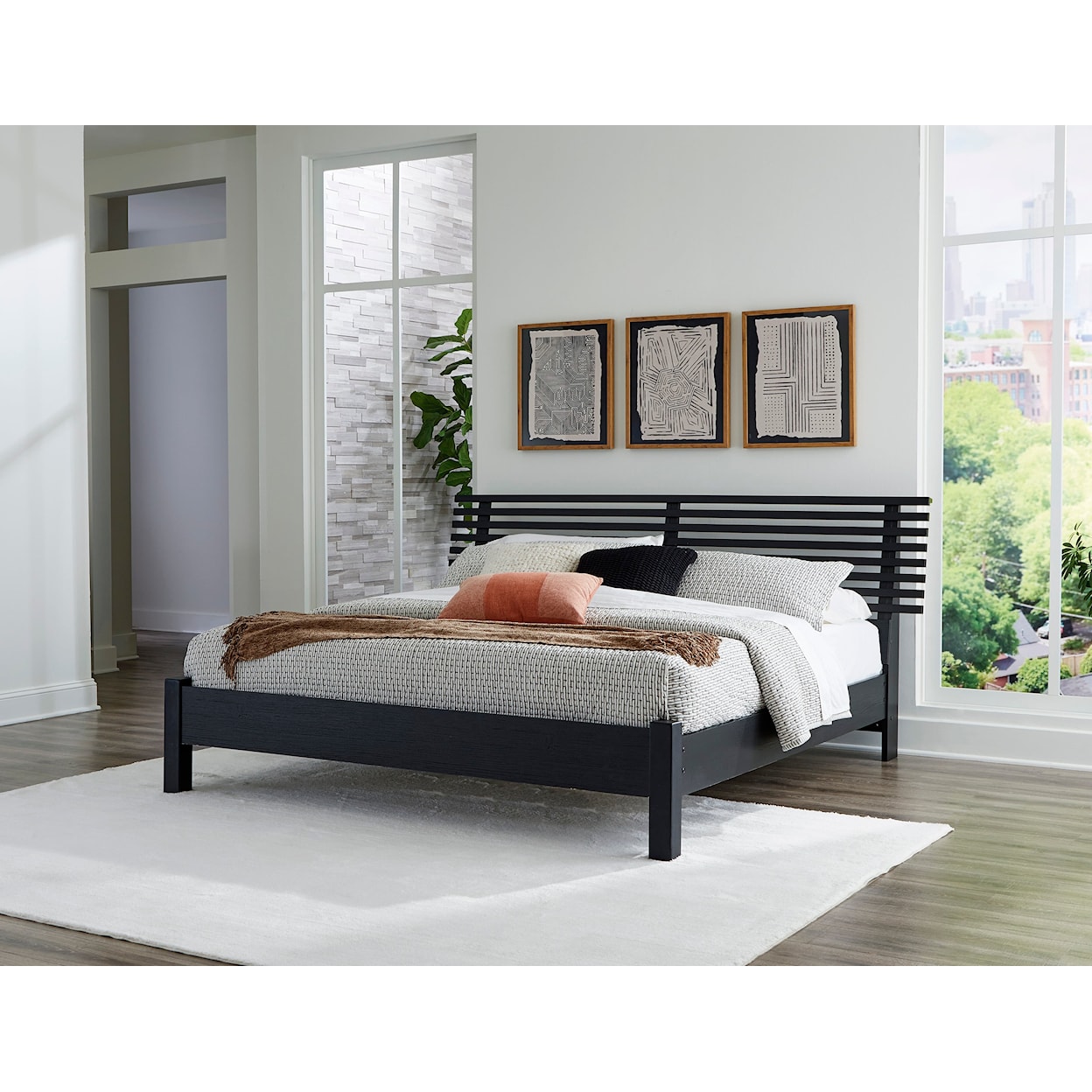 Ashley Furniture Signature Design Danziar Queen Slat Panel Bed