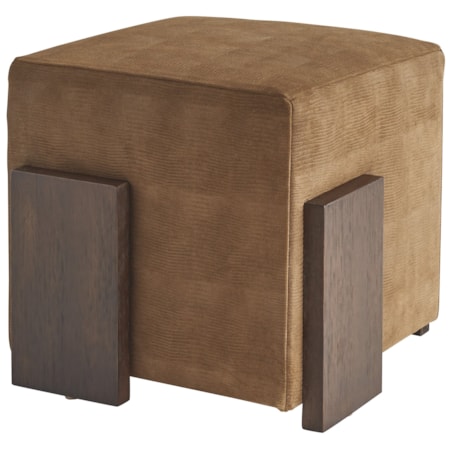 Hamden Leather Ottoman