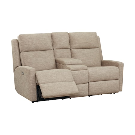 Power Reclining Console Loveseat