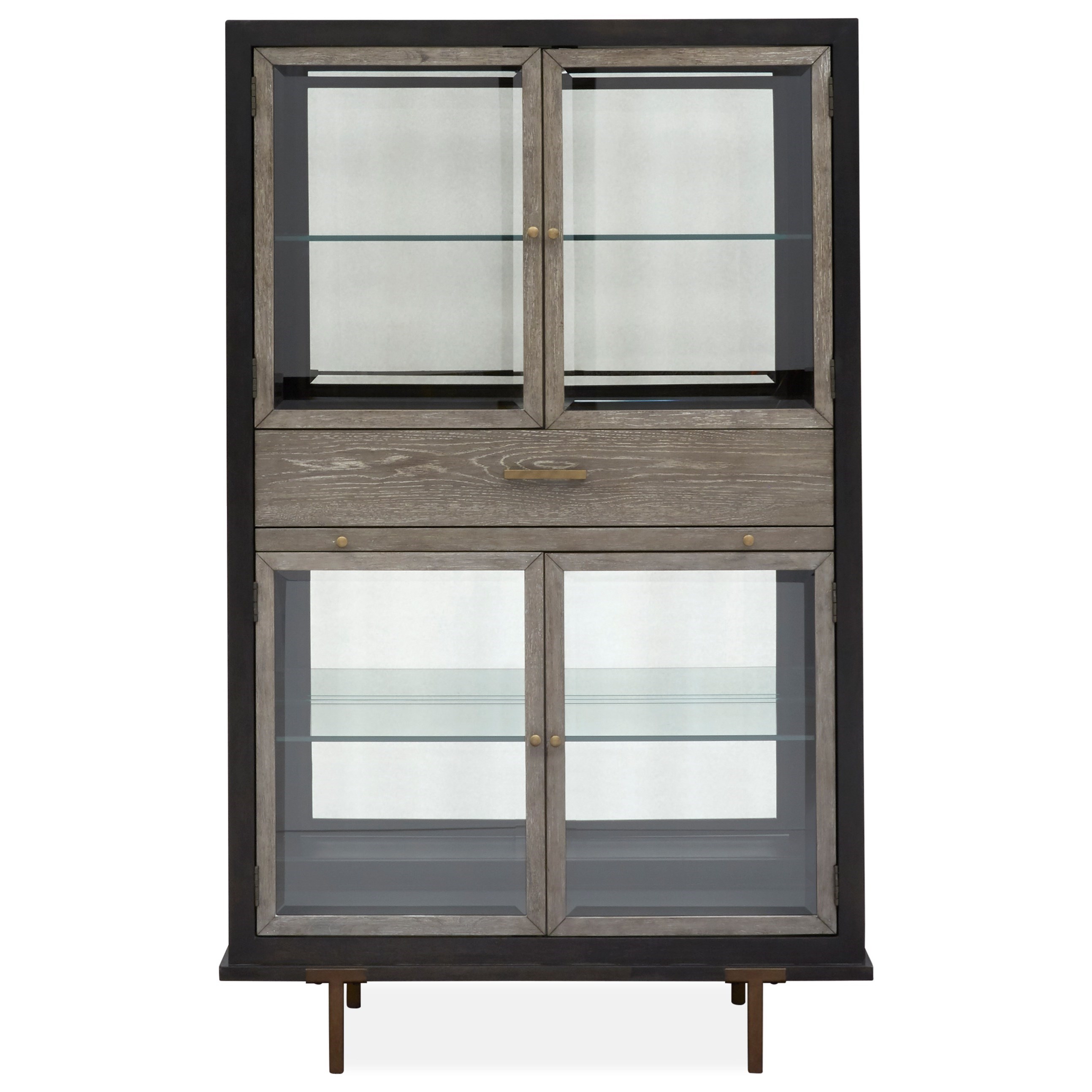 Magnussen Home Ryker Dining D5013-08 Transitional China Cabinet With ...