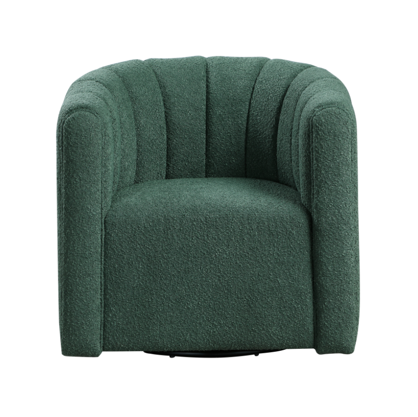 Homelegance Hasley Swivel Chair with Ottoman