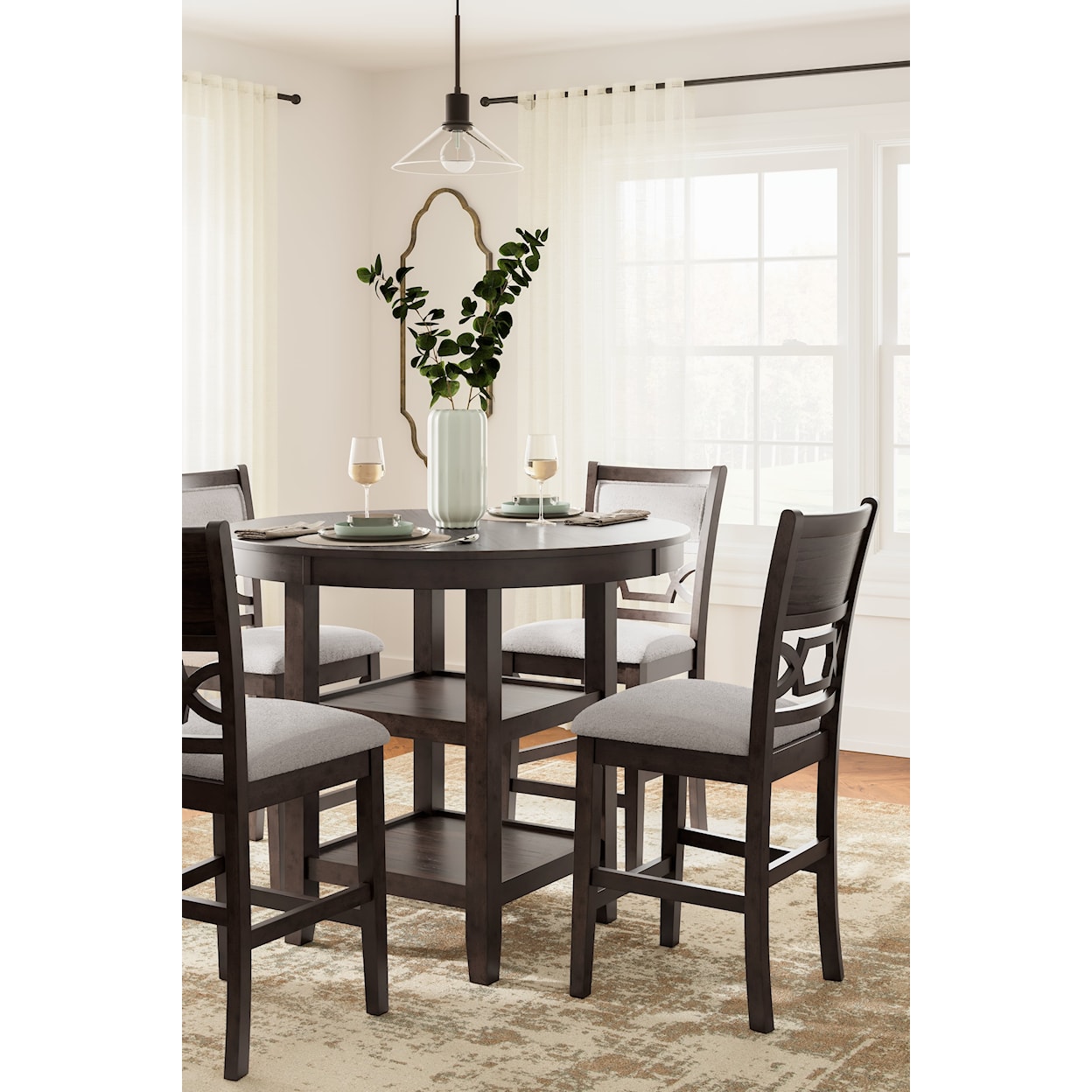 Benchcraft Langwest Counter Table Set