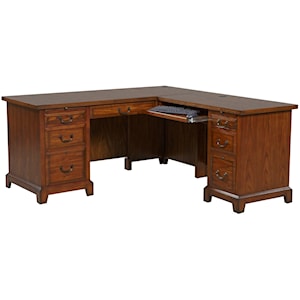 Winners Only Zahara 66&quot; Desk with 42&quot; Return
