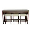 Progressive Furniture Study Hall Counter Table with Seats