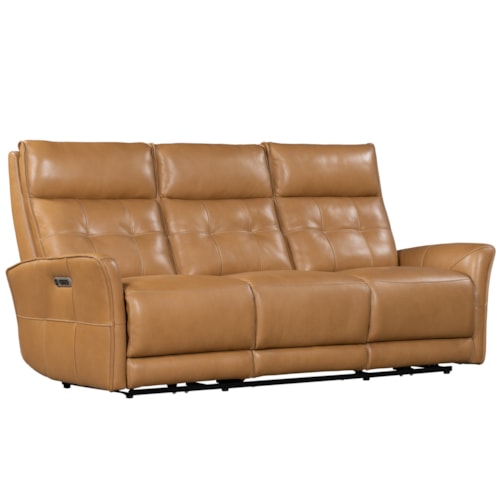 Mid-Century Modern Cordless Zero Gravity Power Reclining Sofa with Power Headrests