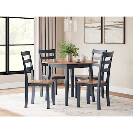 5-Piece Round Dining Set