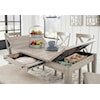 Signature Design by Ashley Furniture Parellen 6-Piece Table and Chair Set with Bench