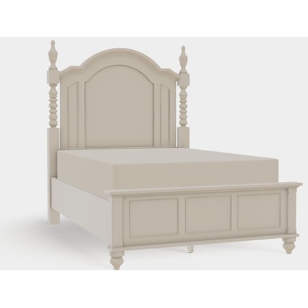 Charleston Arched Panel Full Low Footboard
