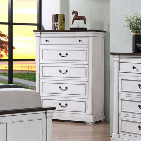 Hillcrest 5-Drawer Bedroom Chest