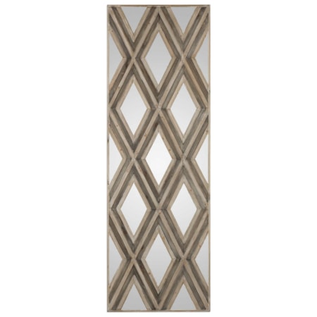 Tahira Geometric Argyle Pattern Wall Mirror